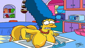 The Simpsons Anime porn - Marge Stellar (GIF)