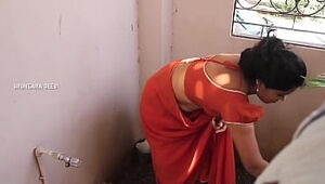 Village Aunty  Saree  Dropped Romantic Vid