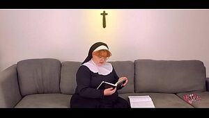 sunday college special: obese nun tears up crucifix -short