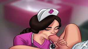 SummertimeSaga - Nurse deep-throats my enormous dick E3 #63