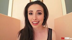 Casey Calvert Milks in shower and gives Point of view oral pleasure