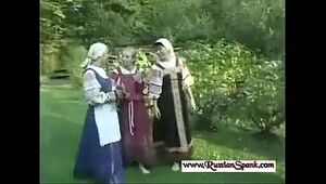 Severe Slapping For Russian Damsel in The Woods