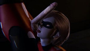 Futa Incredibles - Violet gets creampied by Helen Parr - 3 dimensional Pornography
